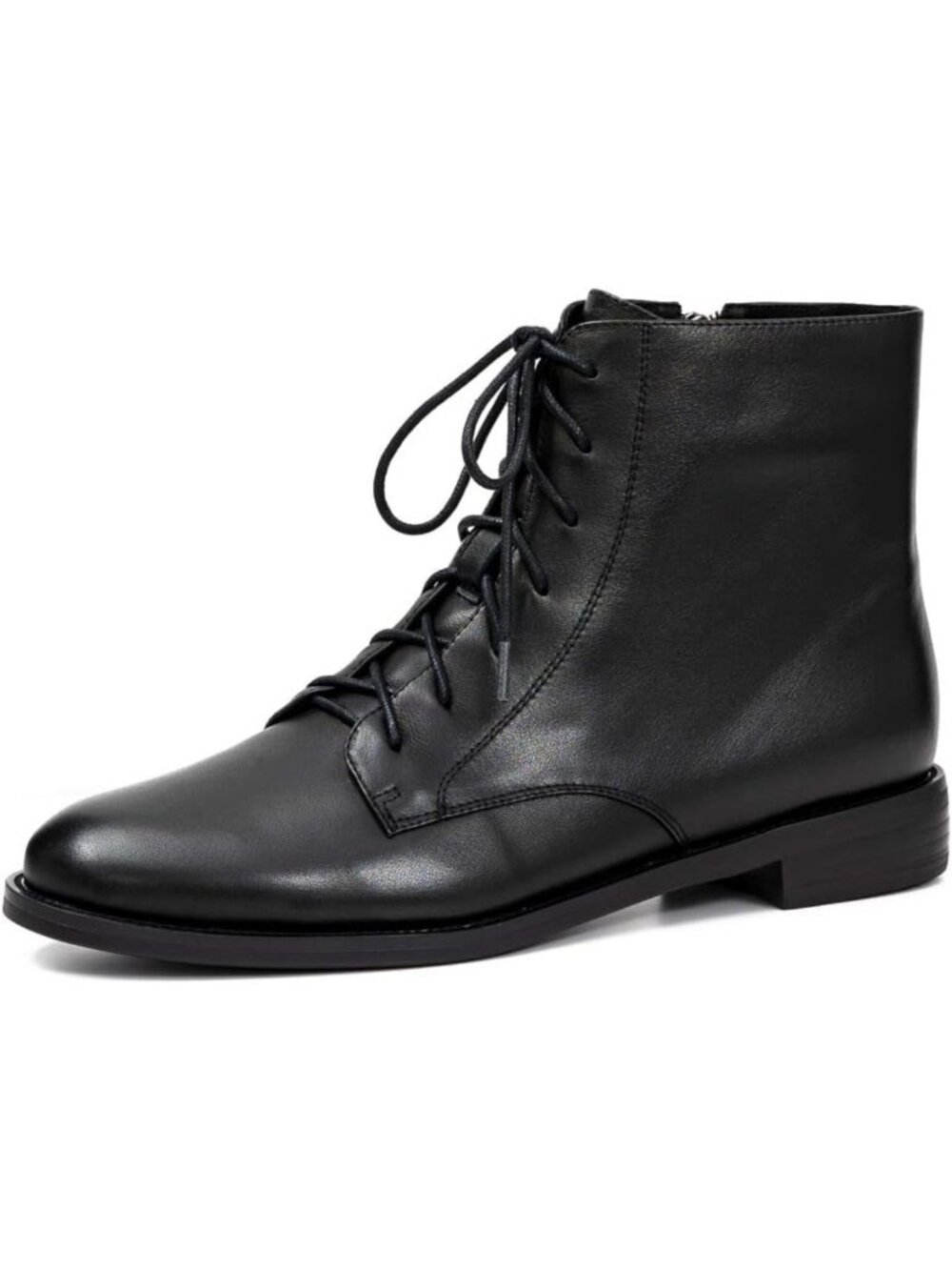 Stylish Women's Lace-up Leather Ankle Boots | Trendy Footwear for Every Occasion
